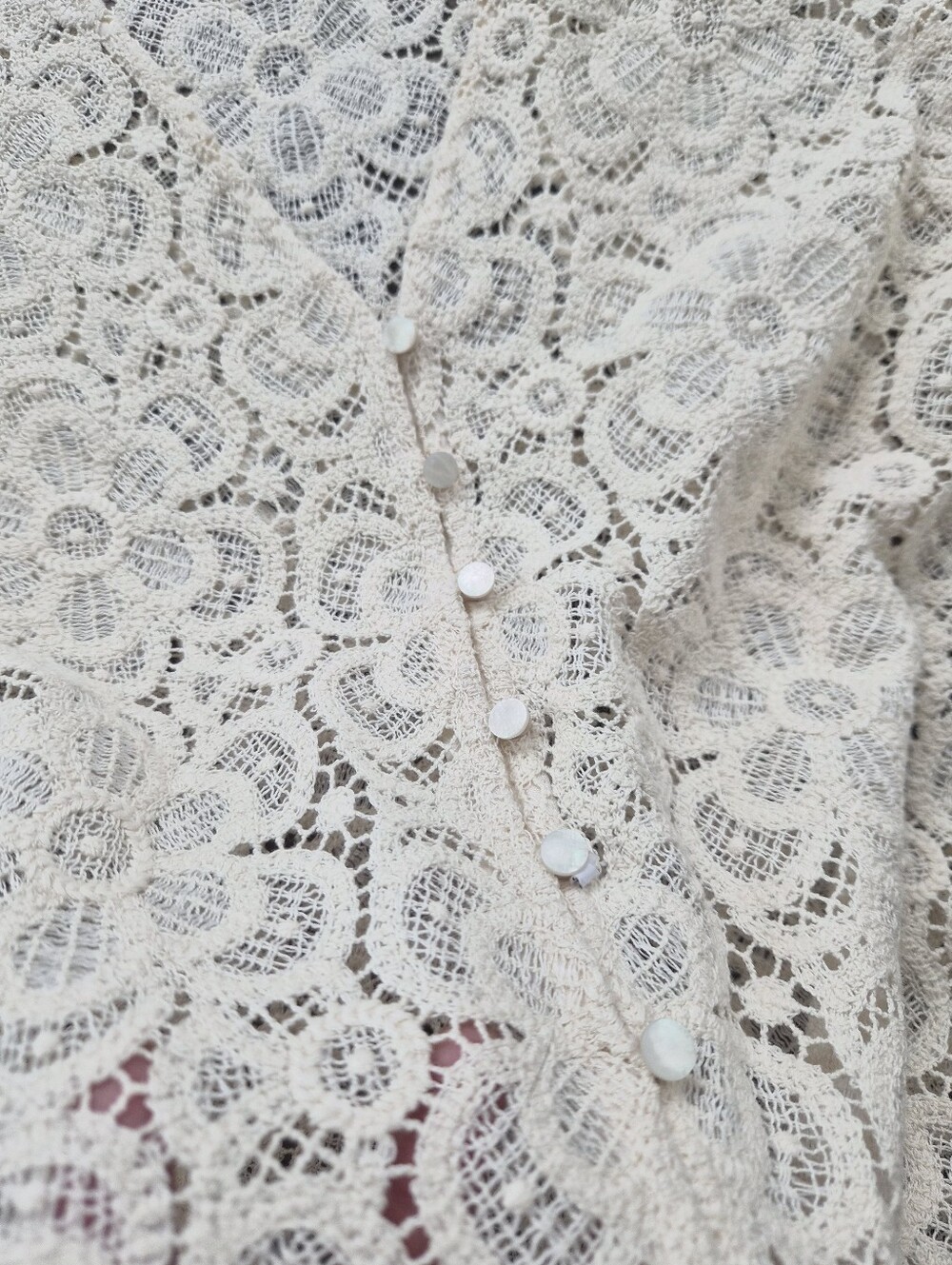 *NWT* [Sezane] Emma Blouse In Ecru, Size 38/6 - Picture 7 of 10